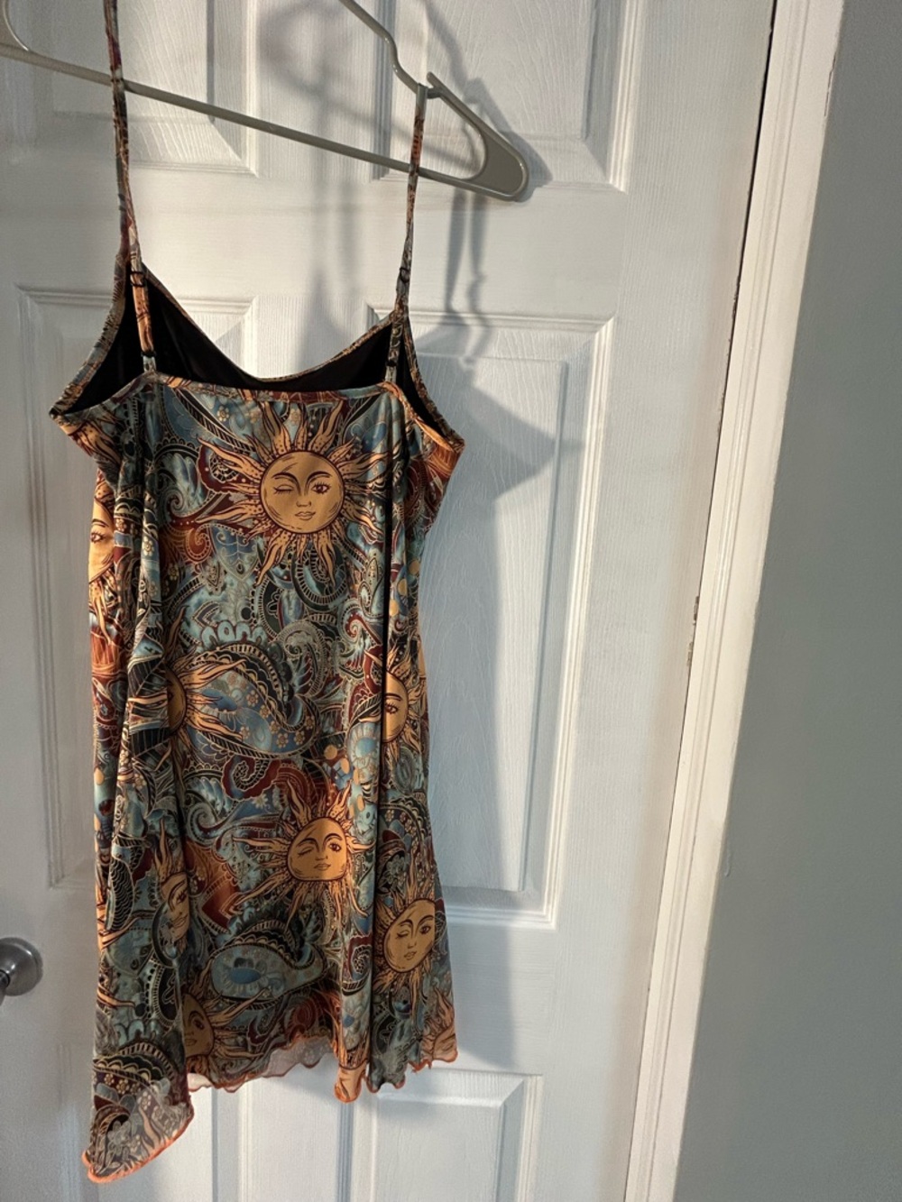 Sun Motif Slip Dress in Multi-Color - Picture 3 of 3